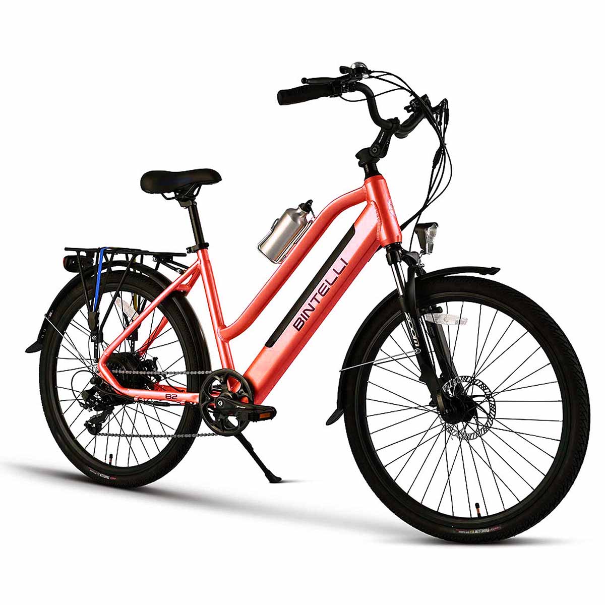 Bintelli B2 Flame beach cruiser ebike in orange