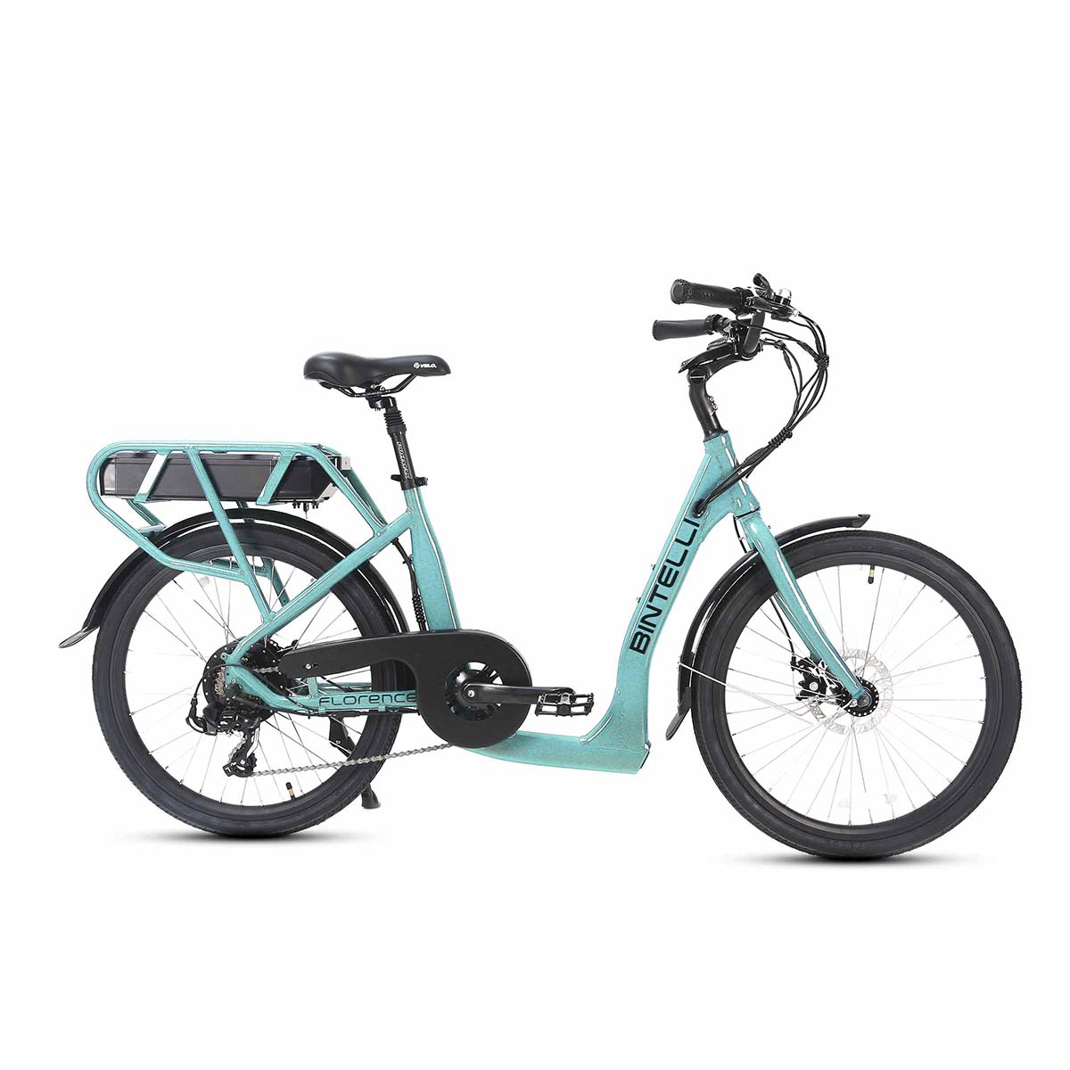 Bintelli Florence Step-Through Electric Bike in Color Mint