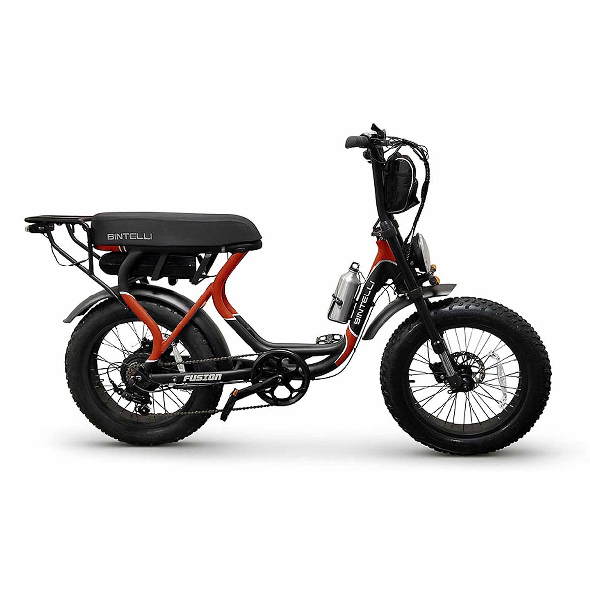 Bintelli Fusion Hybrid Electric Bicycle in Color Orange