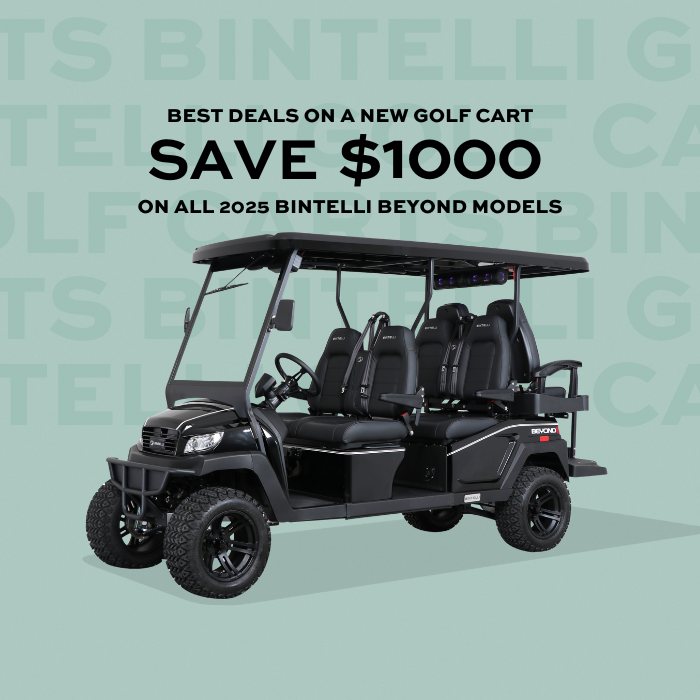 save $1000 on all new 2025 bintelli beyond models