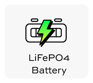 LiFePO4 battery logo