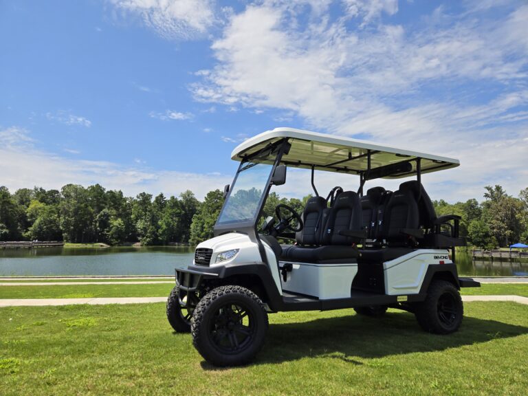 Bintelli Beyond 2025 6 Seater Lifted White In the park