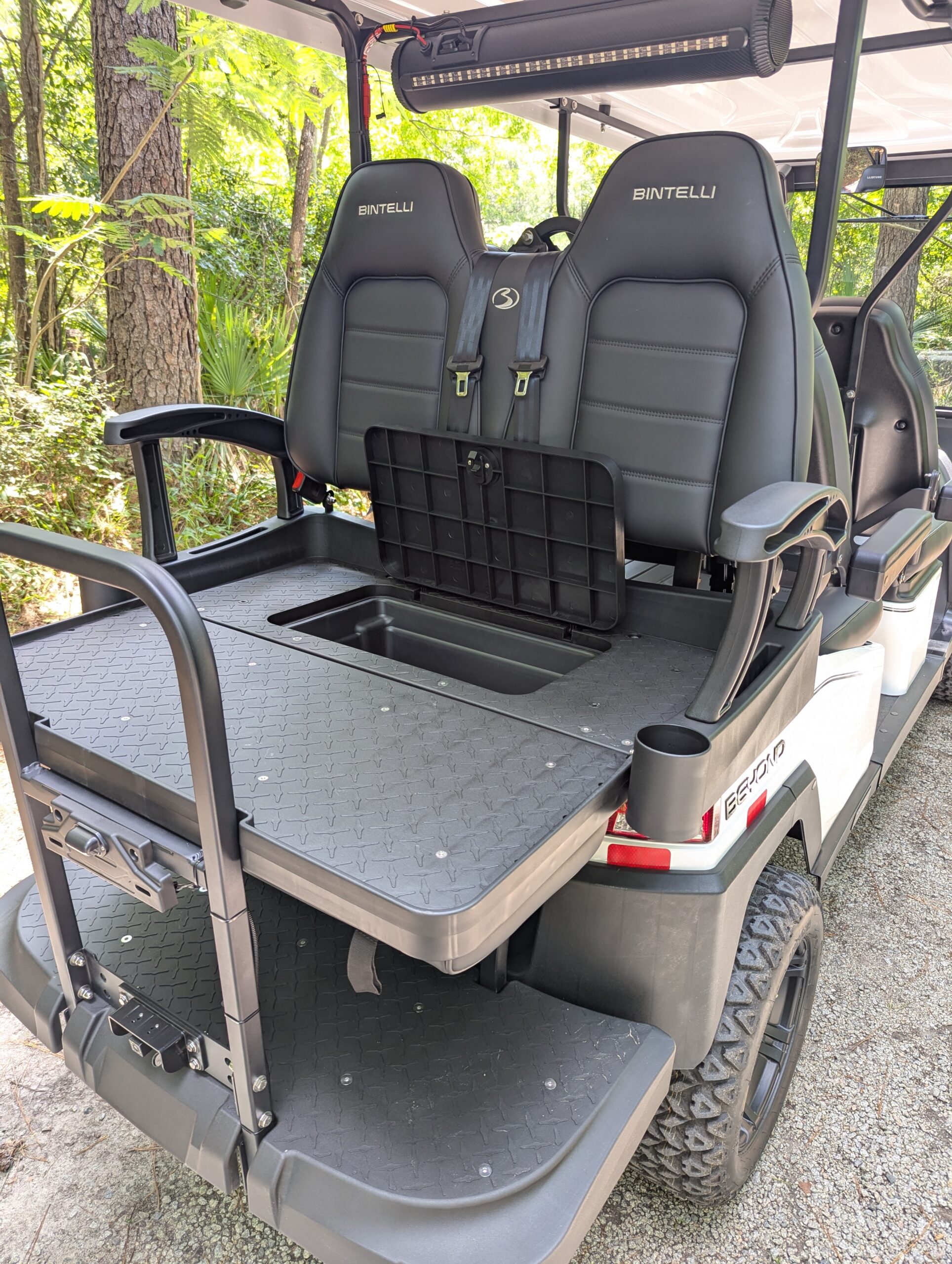 bintelli beyond golf cart trunk